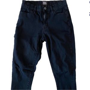 BDG URBAN OUTFITTERS JEANS BLACK DENIM SIZE 25 TWIG HIGH RISE SKINNY